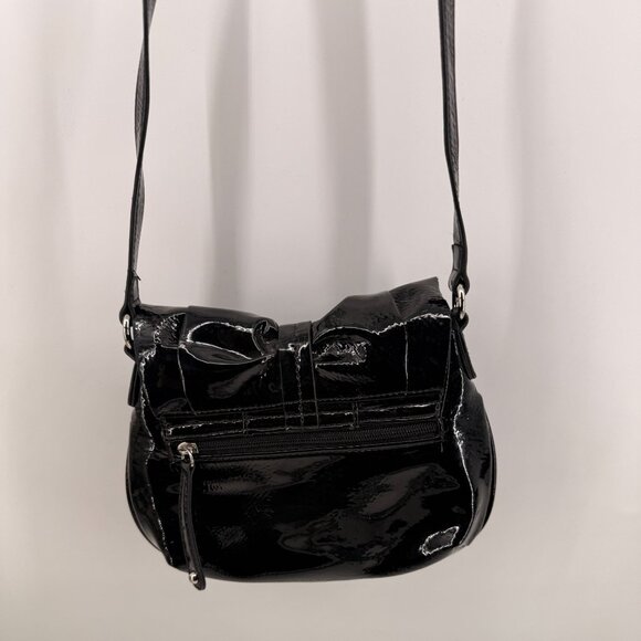 ELLE black crossbody prominent bow - Picture 2 of 4